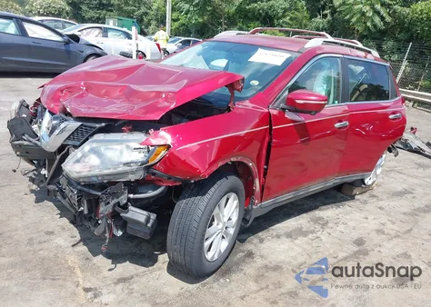 2014 Nissan Rogue Sv из США, поврежденный, VIN 5N1AT2MT1EC832718